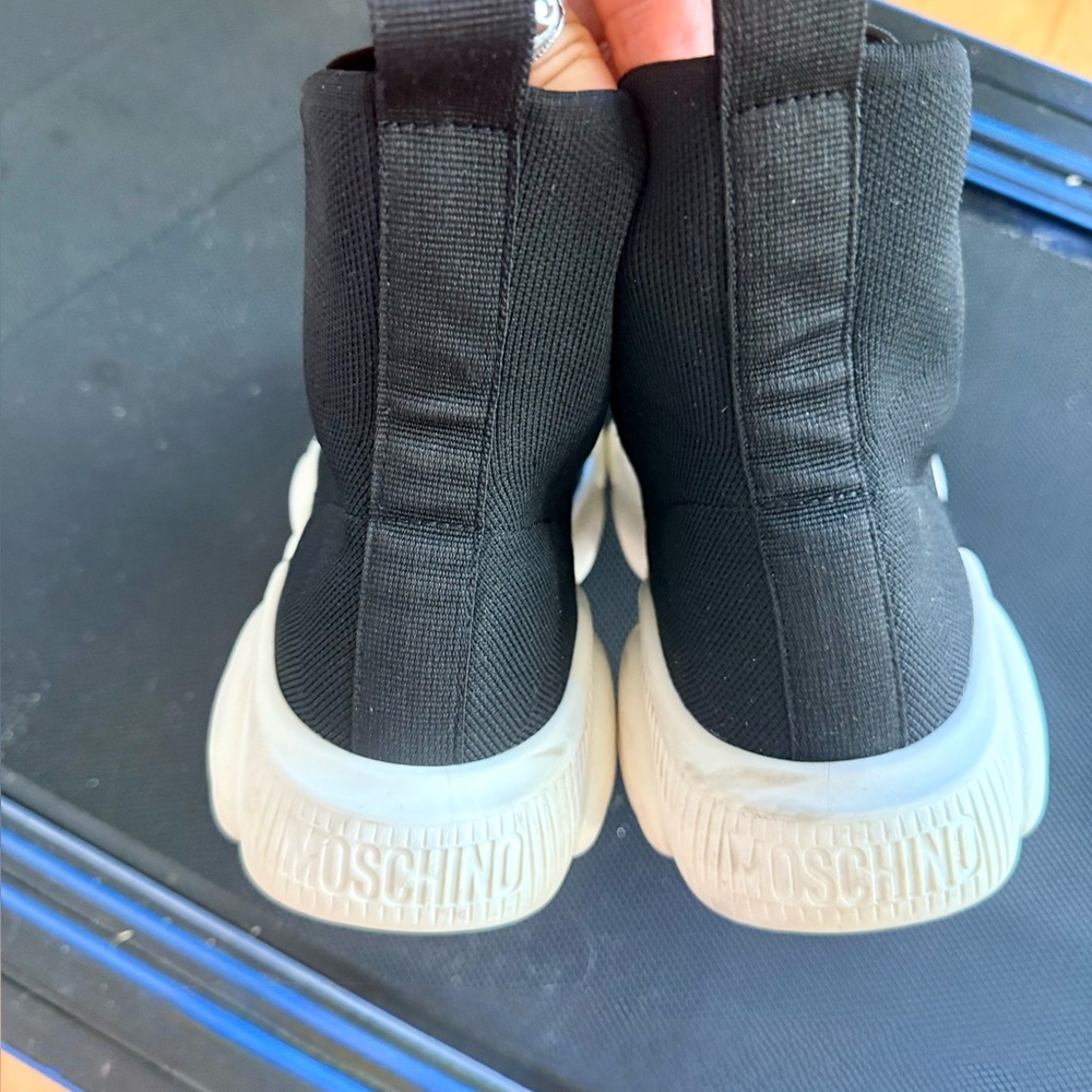 Moschino High Teddy Shoes Size Women Size 10  EU 41 -Retail $465.00 - Picture 7 of 9